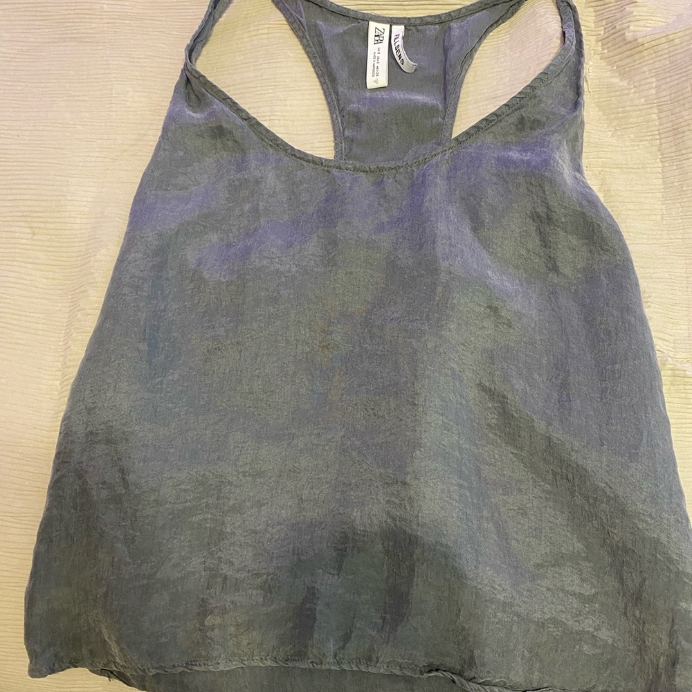 GRAY ZARA TANK